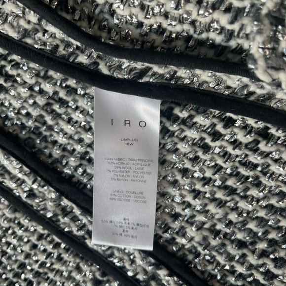 IRO metallic tweed jacket - Picture 3 of 4